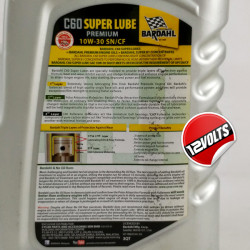 Bardahl  C60 Mineral Engine Oil SAE 10W30 SN/CF w/ Super B1 3 Litre