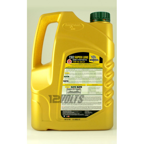 Bardahl C60 Semi Synthetic Engine Oil SAE 10W40 SN/CF w/ Super B1