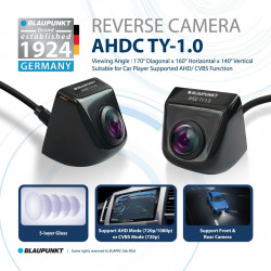 BLAUPUNKT AHDC TY-1.0 Reverse / Front Camera Viewing Angle 170° Diagonal x 160° Horizontal x 140° Vertical