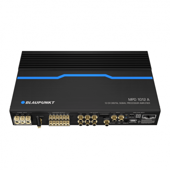 BLAUPUNKT MPD 1012 A Velocity Power Class AB Amplifier with DSP (Digital Signal Processor)