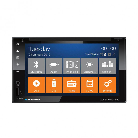 BLAUPUNKT Alice Springs 500 6.2" Capacitive Touch Screen PhoneLink Bluetooth DVD Player