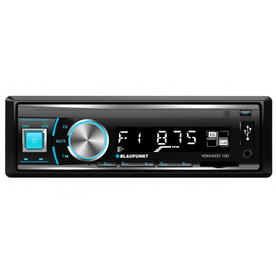 BLAUPUNKT HOKKAIDO 100 Single DIN Bluetooth USB SDHC MP3 Radio Receiver (No CD)