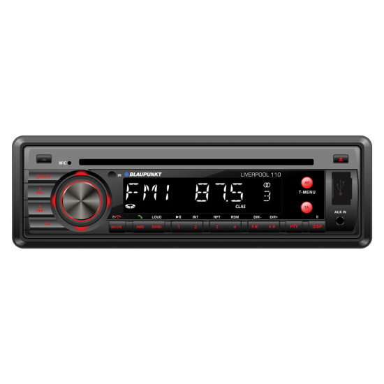 BLAUPUNKT LIVERPOOL 110 Single DIN CD Bluetooth USB SDHC MP3 Aux Stereo Receiver BLAUPUNKT LIVERPOOL 110 Single DIN CD Bluetooth USB SDHC MP3 Aux Stereo Receiver