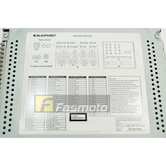 BLAUPUNKT PHILADELPHIA 855 8" DVD Player fits Selected Volkswagen (Optional Navigation) BLAUPUNKT PHILADELPHIA 855 8" DVD Player fits Selected Volkswagen (Optional Navigation)