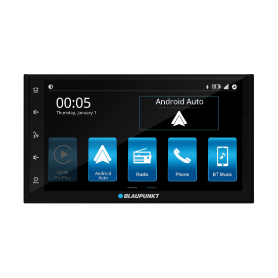 BLAUPUNKT SAN JUAN 800W Double DIN 7.0” Capacitive Display Wireless Apple Carplay™ & Android Auto™ FM/AM Bluetooth SWC