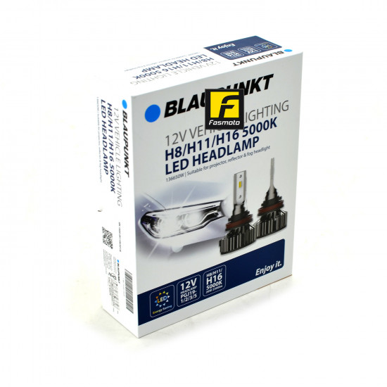 BLAUPUNKT 136650W H11, H8, H16 5000K Head Lamp LED (1 pair)