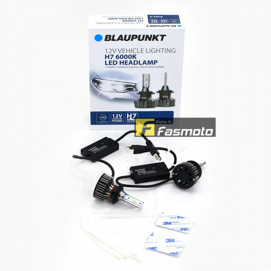 BLAUPUNKT H7 6000K 197260W Head Lamp Fog Lamp LED (1 pair) BLAUPUNKT H7 6000K 197260W Head Lamp Fog Lamp LED (1 pair)