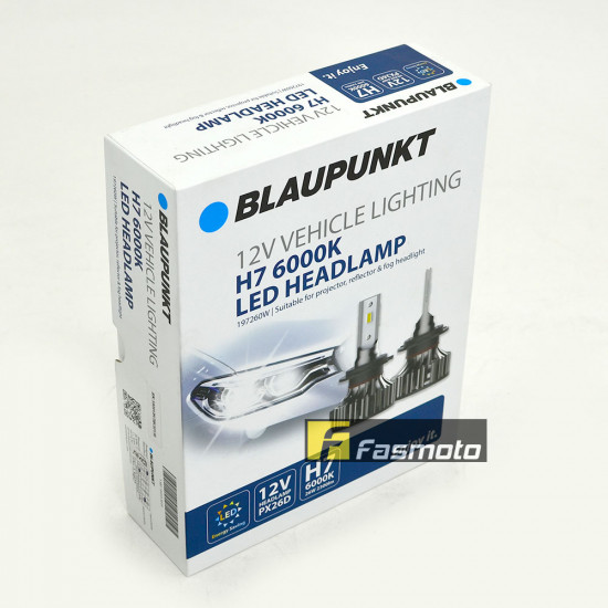 BLAUPUNKT 197260W H7 6000K Head Lamp LED (1 pair)