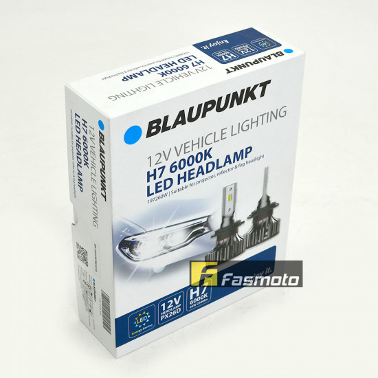 BLAUPUNKT H7 6000K 197260W Head Lamp Fog Lamp LED (1 pair) BLAUPUNKT H7 6000K 197260W Head Lamp Fog Lamp LED (1 pair)