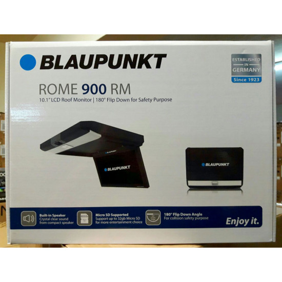 Blaupunkt ROME 900RM 10.1" Overhead Flip-down LCD Monitor built-in speaker Blaupunkt ROME 900RM 10.1" Overhead Flip-down LCD Monitor built-in speaker