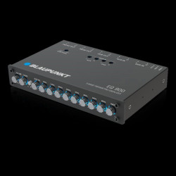 Blaupunkt EQ900 9-Band Parametric Equalizer with Input Gain Control, Subwoofer Pre-Out with Sub frequency crossover and DVD/Aux Switch