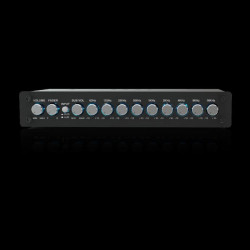 Blaupunkt EQ900 9-Band Parametric Equalizer with Input Gain Control, Subwoofer Pre-Out with Sub frequency crossover and DVD/Aux Switch