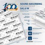Blaupunkt SA 2.0 W 4 Layer Sound Vibration and Deadening Sheets - 800mm x 460 mm sheet size (Sold per sheet)