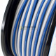 BLAUPUNKT SC2-1250S Audio Speaker Wires 12 Gauge White and Blue (Sold per Meter)