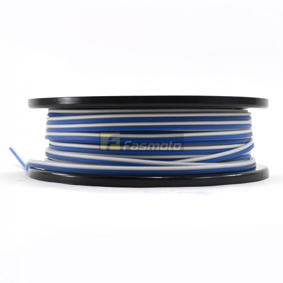 BLAUPUNKT SC2-1650S Audio Speaker Wires 16 Gauge White and Blue (Sold per Meter) BLAUPUNKT SC2-1650S Audio Speaker Wires 16 Gauge White and Blue (Sold per Meter)