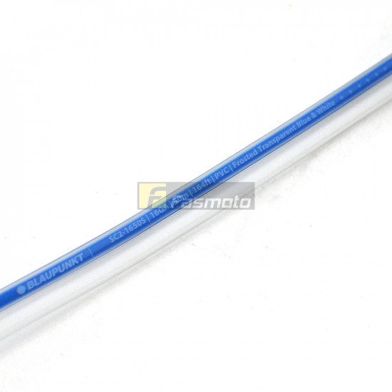 BLAUPUNKT SC2-1650S Audio Speaker Wires 16 Gauge White and Blue (Sold per Meter) BLAUPUNKT SC2-1650S Audio Speaker Wires 16 Gauge White and Blue (Sold per Meter)