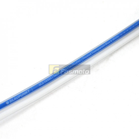 BLAUPUNKT SC2-1650S Audio Speaker Wires 16 Gauge White and Blue (Sold per Meter)