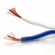 BLAUPUNKT SC2-1650S Audio Speaker Wires 16 Gauge White and Blue (Sold per Meter)