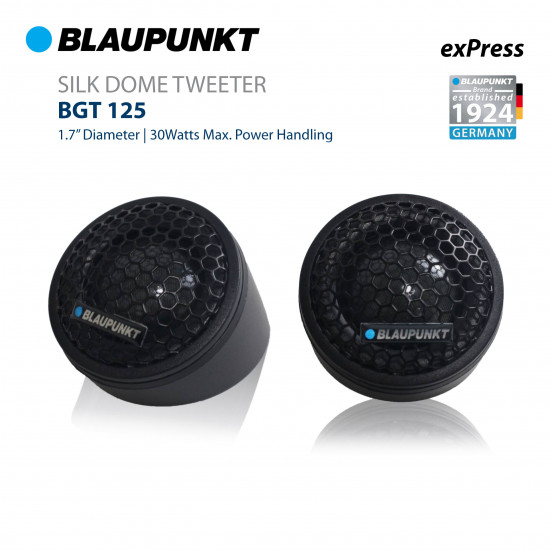 BLAUPUNKT BGT 125 1.7" Silk Dome Tweeter 30W Max (1 PAIR) BLAUPUNKT BGT 125 1.7" Silk Dome Tweeter 30W Max (1 PAIR)