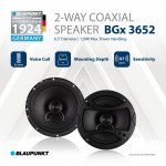 BLAUPUNKT BGX 3652 6.5" 2-Way Coaxial Speakers