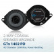 BLAUPUNKT GTx 1402 PD 4" 2-Way Coaxial Speakers Direct Fit for Perodua 25W/50W