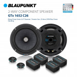 BLAUPUNKT GTX 1652 C26 6.5" 2-Way Component Speakers with 4 passive crossovers 35W RMS