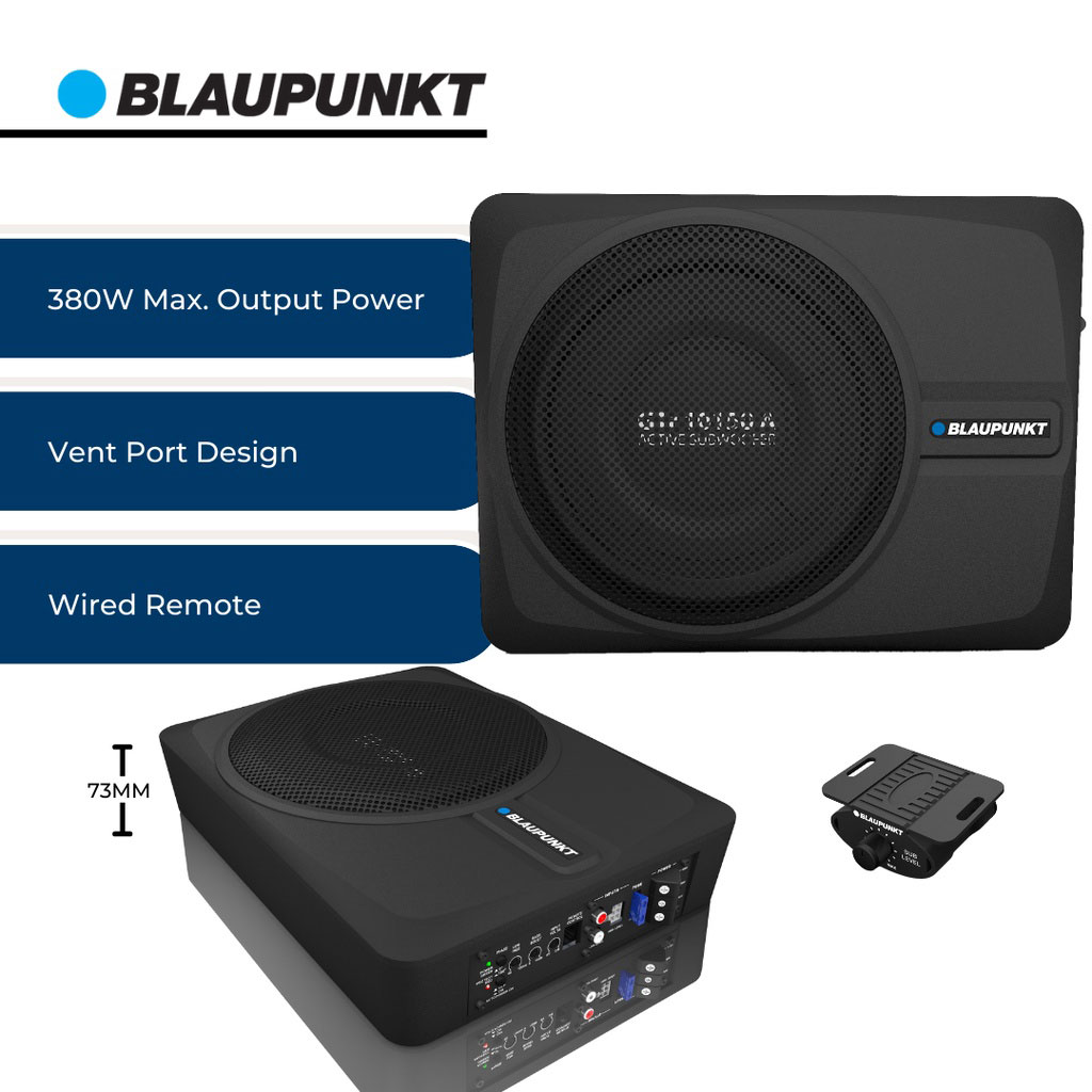 Blaupunkt subwoofer sales with amplifier
