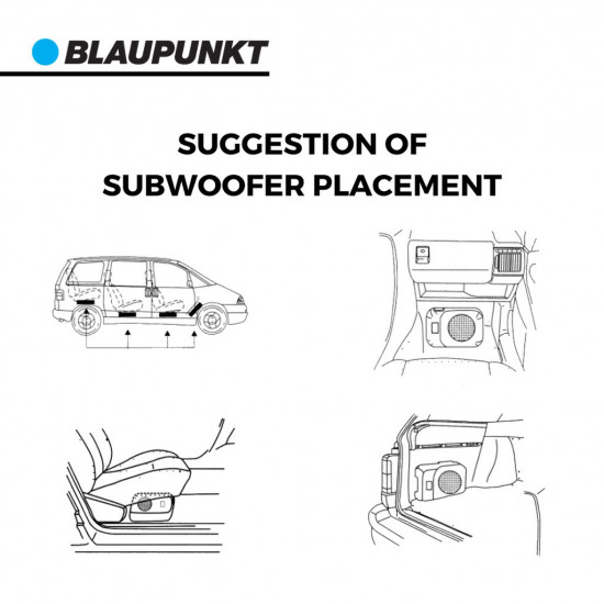 BLAUPUNKT GTr 10150 A Active Subwoofer Class AB Amplifier Max 380W BLAUPUNKT GTr 10150 A Active Subwoofer Class AB Amplifier Max 380W