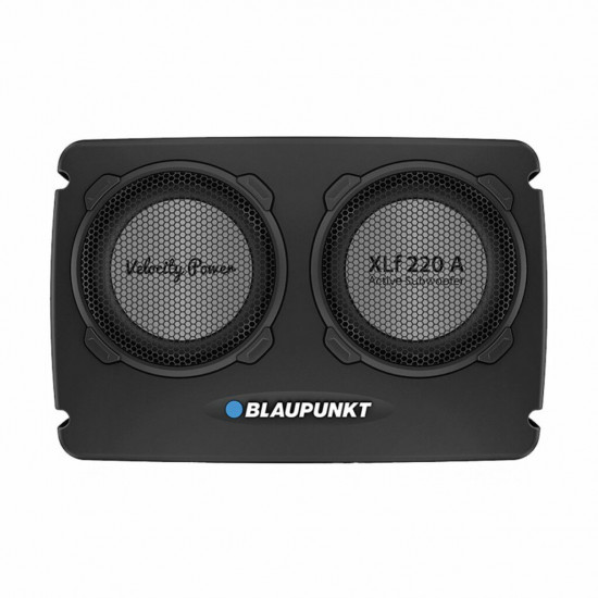 BLAUPUNKT XLF 220A Velocity Power Dual 8" Active Subwoofer with Class AB Amplifier