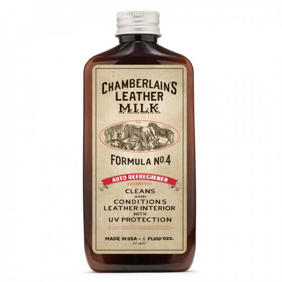 Chamberlain's Leather Milk Auto Refreshener No. 4 - Premium Auto Leather Conditioner (177ml)