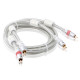 Choseal QS6772 Oxygen Free Copper RCA Cable with Gold Plating Terminals