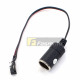 12V Cigarette Lighter Receptacle Power Outlet Socket Female Mini Fuse DPC-900