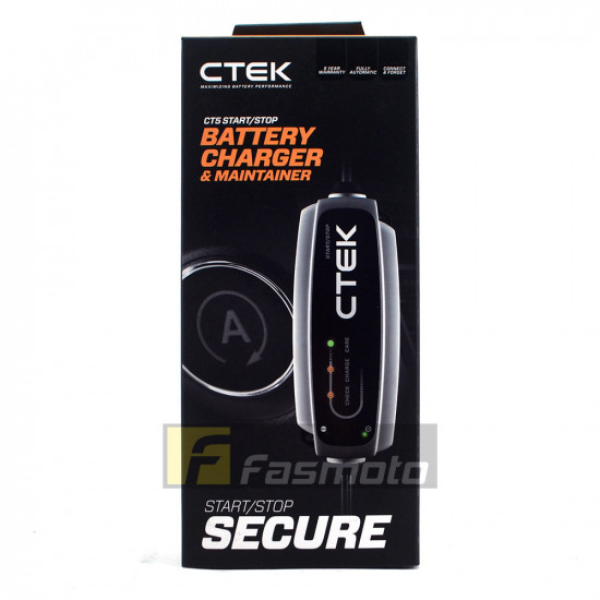 CTEK CT5 START/STOP - 3.8A max 12V Battery Charger (UK Plug 220 – 240V) 40-106