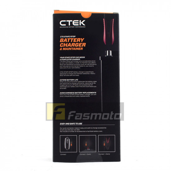 CTEK CT5 START/STOP - 3.8A max 12V Battery Charger (UK Plug 220 – 240V) 40-106