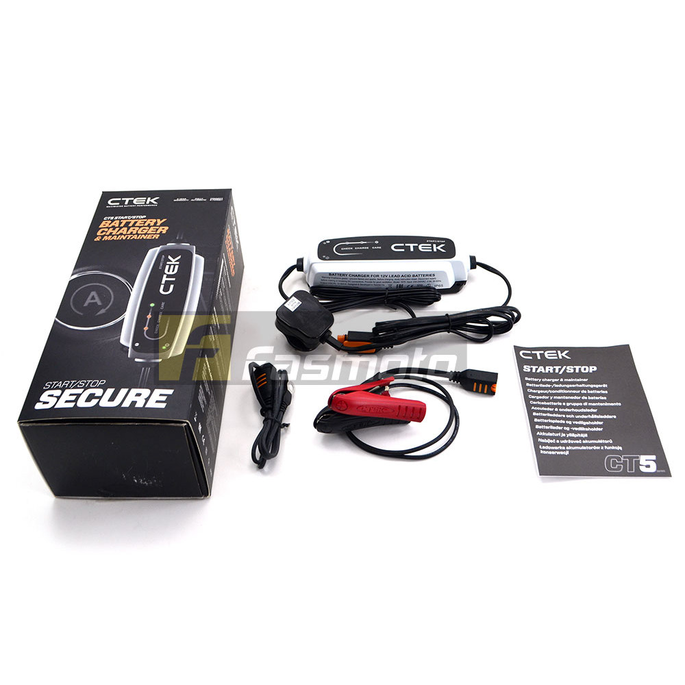 CTEK CT5 START/STOP 3.8A max 12V Battery Charger (UK Plug 220 240V