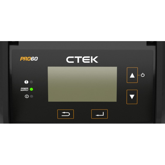 CTEK PRO60 - 60A max 12V Battery Charger and Power Supply (UK 220 – 240V) 40-150