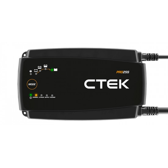 CTEK PRO25S - 25A max 12V Battery Charger and Power Supply (UK 220 – 240V) 40-198