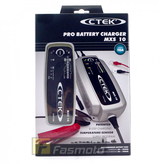 CTEK MXS 10 Pro - 10A max 12V Battery Charger (UK Plug 220 – 240V) 56-818