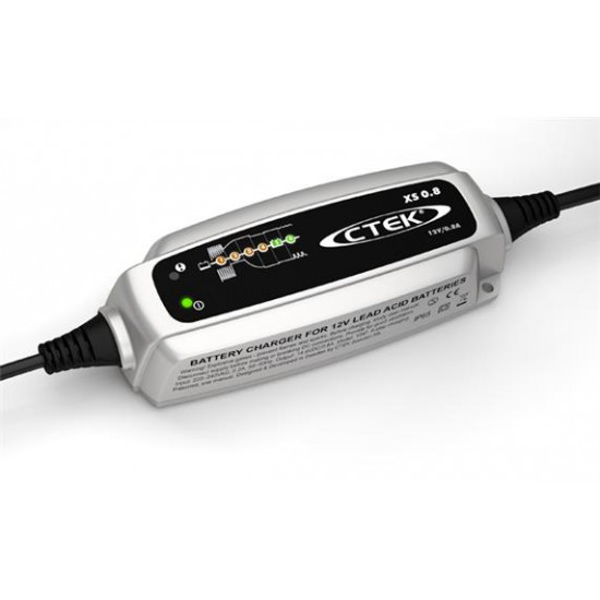 CTEK XS 0.8 - 0.8A max 12V Battery Charger (UK Plug 220 – 240V) 56-833 CTEK XS 0.8 - 0.8A max 12V Battery Charger (UK Plug 220 – 240V) 56-833