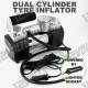 12V 150 PSI Portable 2 Cylinder Car Tyre, Inflatable Boat, Ball, Bed Inflator Compressor Air Pump 12V 150 PSI Portable 2 Cylinder Car Tyre, Inflatable Boat, Ball, Bed Inflator Compressor Air Pump