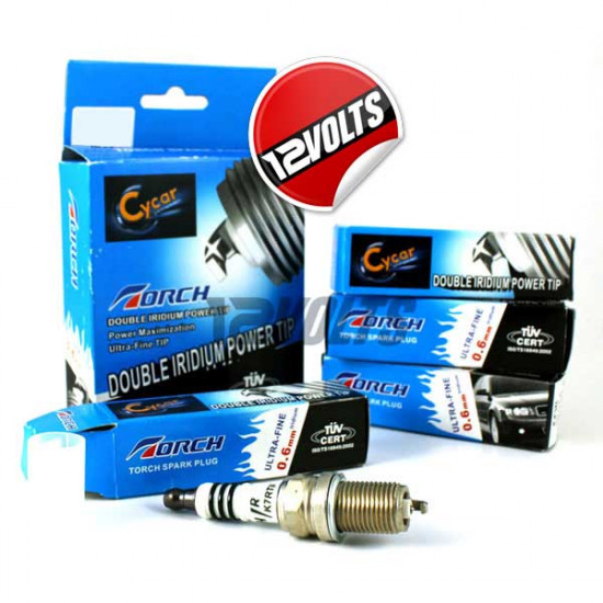 Torch Double Iridium Spark Plugs All Models (1.5 inj below)