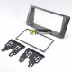 Perodua Myvi ICON '15 Double DIN SILVER Car Stereo Installation Dash Kit