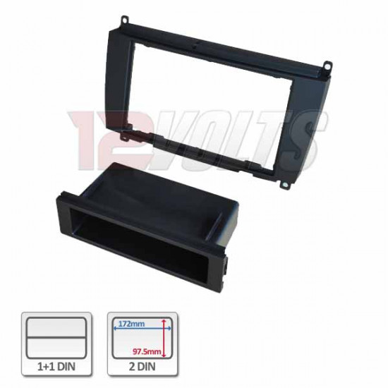 Mercedez-Benz CLK C209 Yr '02-'09 Dashboard Kit, Car Audio Player Installation Casing Mercedez-Benz CLK C209 Yr '02-'09 Dashboard Kit, Car Audio Player Installation Casing