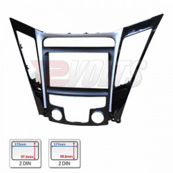 Hyundai SONATA Yr '12 Dashboard Kit, Car Audio Player Installation Casing (Double Din)