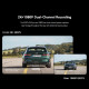 DDPAI K200 2K Front & 1080P Rear Dashcam (non GPS, Hardwire Kit included)