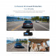 DDPAI N4T 3-Channel 2.5K Front, 1080P Rear , 1080P Interior Dashcam 1.9" Display (Built-in GPS, Hardwire Kit included)