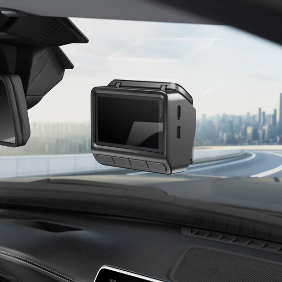 DDPAI Z90 Dual/3-Channel 4K Front + 2K Rear + 3K Interior Dashcam 3" Display (Built-in GPS, Hardwire Kit included)