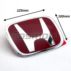 Honda S5T-E01 Type-R Style Red Emblem for Hood / Trunk