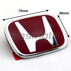 Honda SNW-003ZC Type-R Style Red Emblem for Hood / Trunk