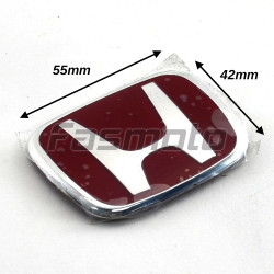 Honda Type-R Style Red Emblem for Steering Wheel